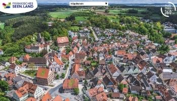 Hilpoltstein von oben entdecken – mit der 360° Panorama-Tour von Multimaps360