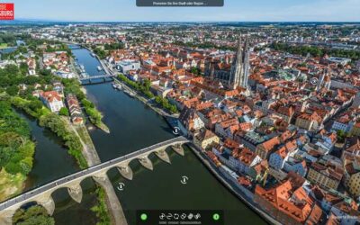 Unesco Welterbestadt Regensburg nutzt 360°-Panorama-Tour von multimaps360